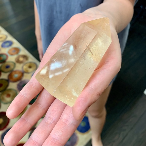 Healing Crystal - Citrine Pointed Tower - Picture 11 of 13